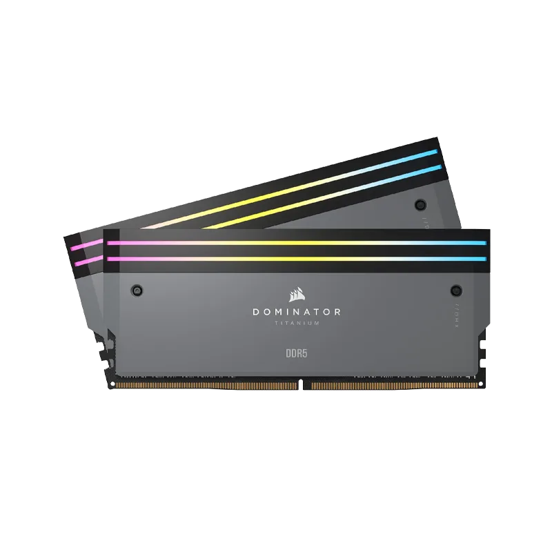 Corsair Dominator Titanium RGB 32GB (2x16GB) DDR5 6000MHz Kit CL40 Memory AMD EXPO (10Y)