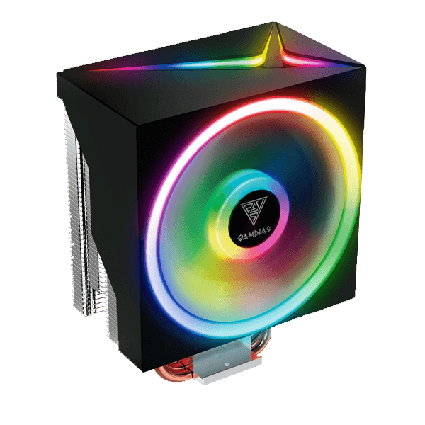 Gamdias Boreas|M1-610 Dual Ring ARGB Fan CPU Air Cooler (1Y)