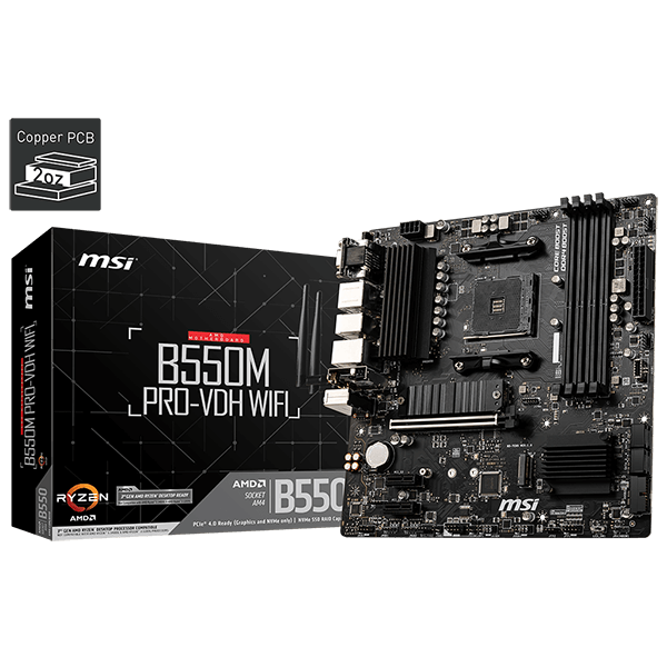 MSI B550M Pro VDH WiFi DDR4 (3Y)
