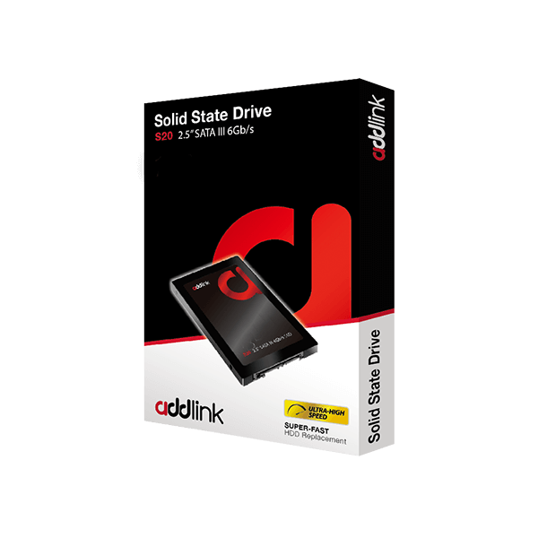 Addlink S20 256GB SATA III 3D NAND 2.5" SSD (3Y)