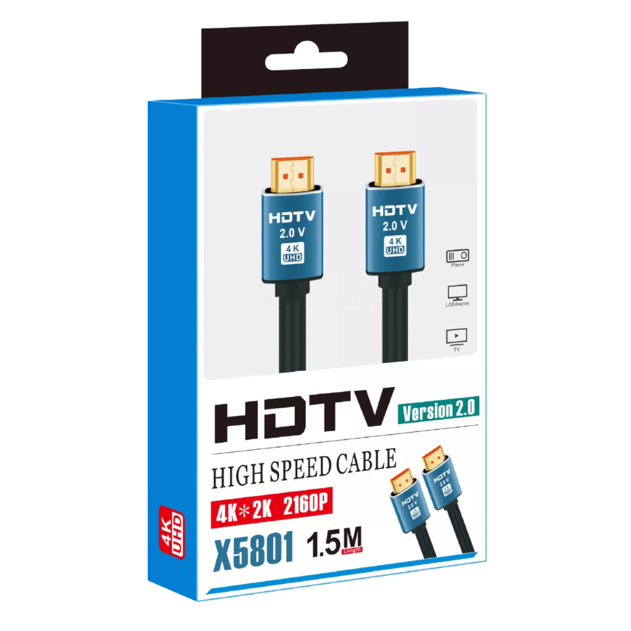 HDTV X5801 4K/2K HDMI 1.5M Cable