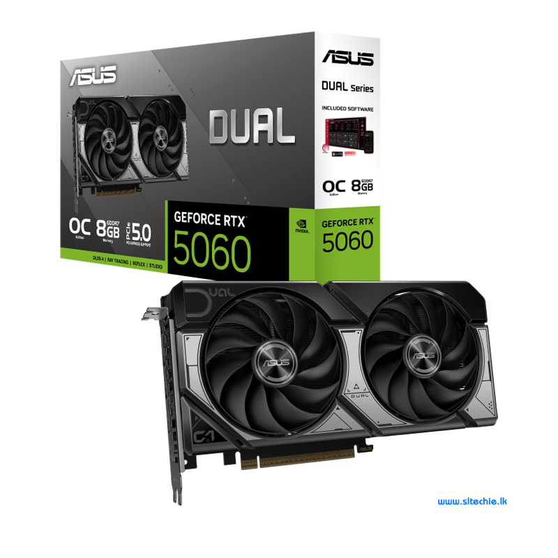 ASUS Dual GeForce RTX 5060 8GB GDDR7 OC (3Y)