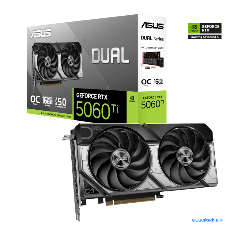 ASUS Dual GeForce RTX 5060 Ti 16GB GDDR7 OC (3Y)