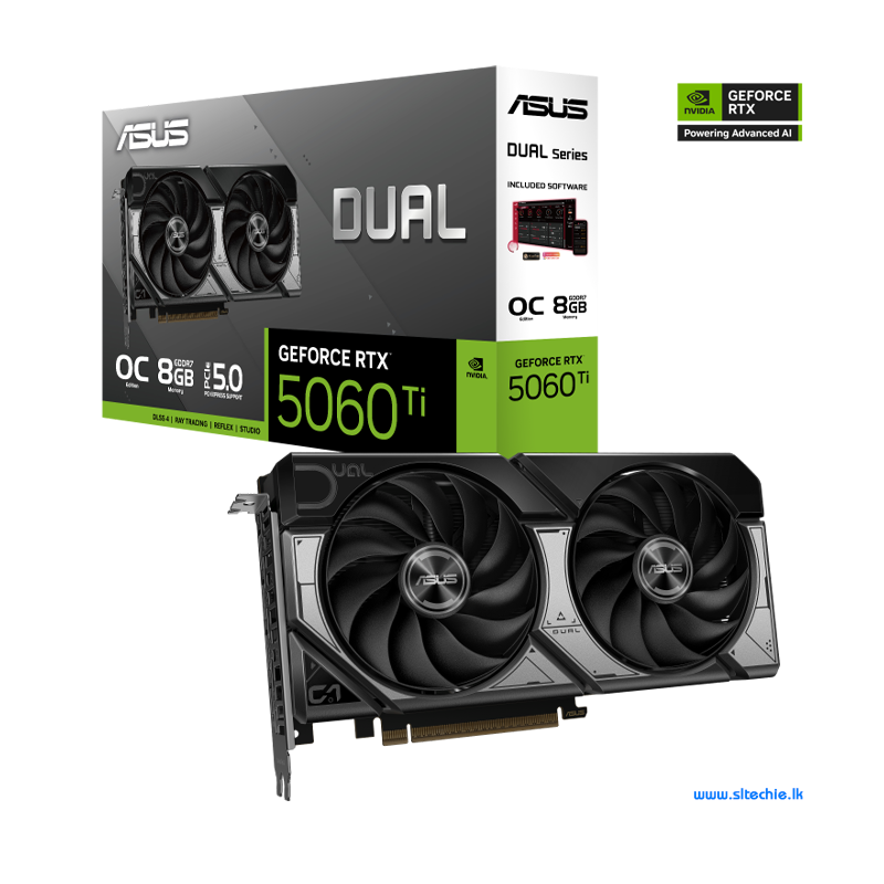 ASUS Dual GeForce RTX 5060 Ti 8GB GDDR7 OC (3Y)