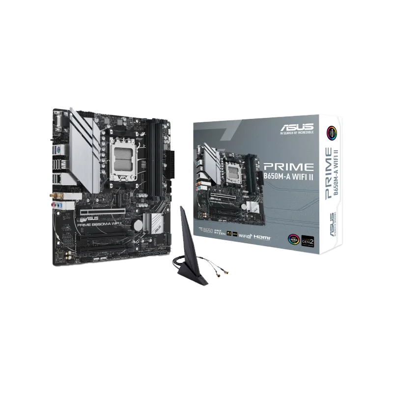 ASUS Prime B650M-A WiFi II DDR5 Motherboard (3Y)