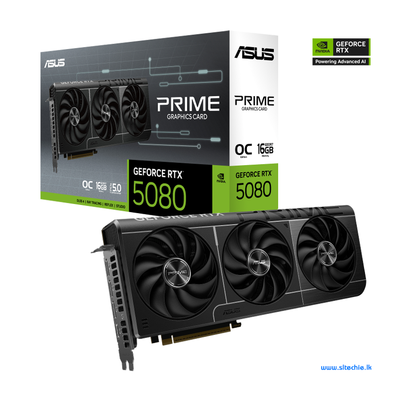 ASUS PRIME GeForce RTX 5080 16GB GDDR7 OC (3Y)
