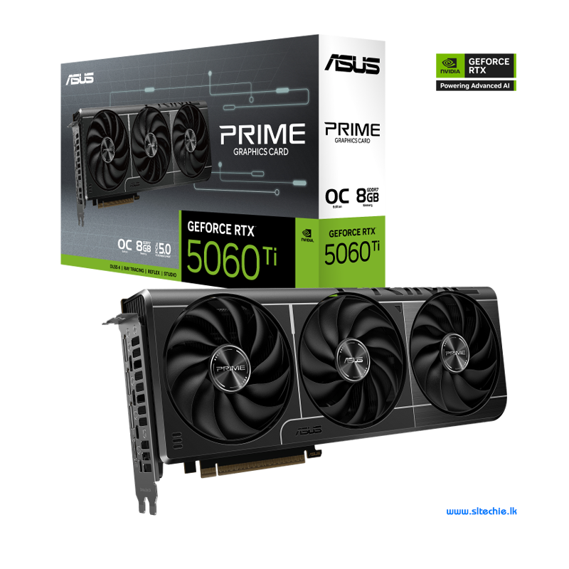 ASUS Prime GeForce RTX 5060 Ti 8GB GDDR7 OC (3Y)