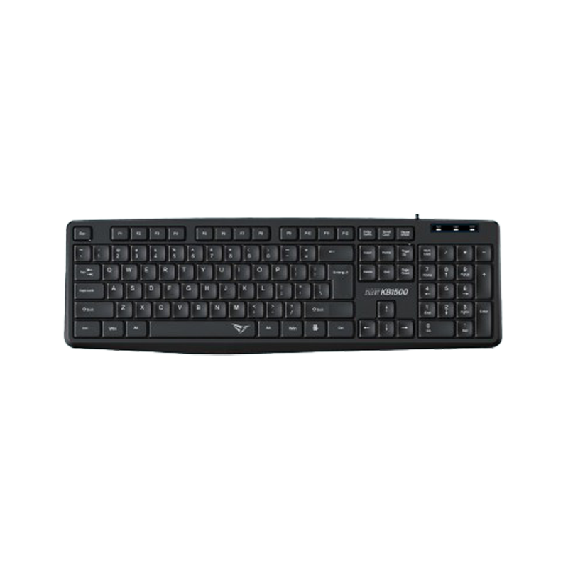 Alcatroz KB1500 Silent USB Wired Keyboard (6M)