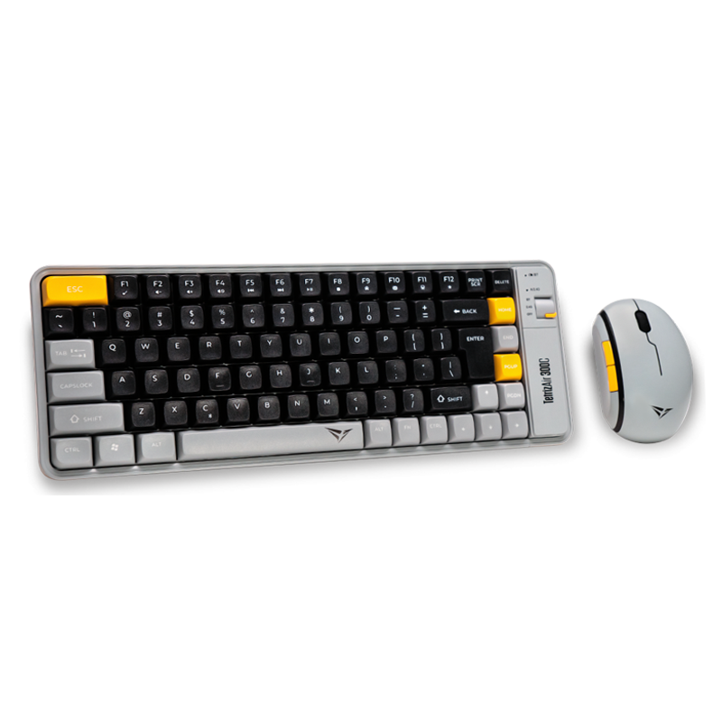 Alcatroz Teriz Air 300C Keyboard + Mouse 2 in 1 Dual Mode Bluetooth Wireless Combo (6M)