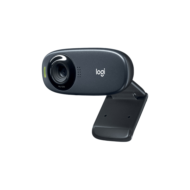Logitech C310 HD Webcam, With Noise-Reducing Mic (1Y)