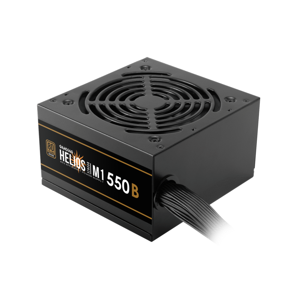 GAMDIAS HELIOS M1-550B 550W 80 Plus Bronze Certified Power Supply (3Y)