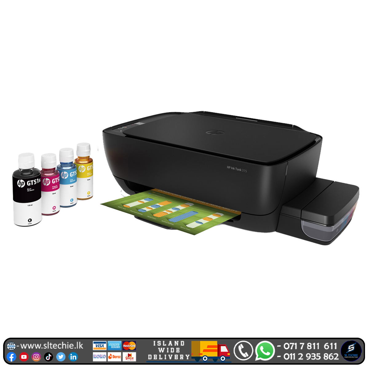 HP INKTANK DESKJET 315 ALL-IN-ONE PRINTER (PRINT/SCAN/COPY)