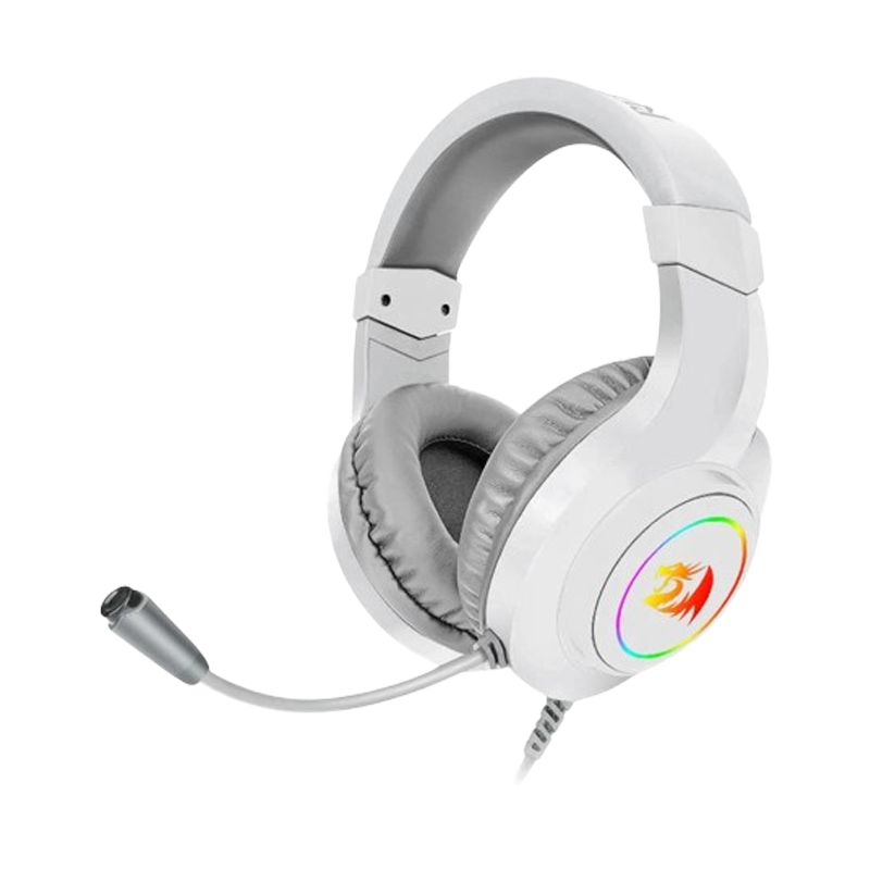 Redragon HYLAS H260 RGB Wired White Gaming Headset (1Y)