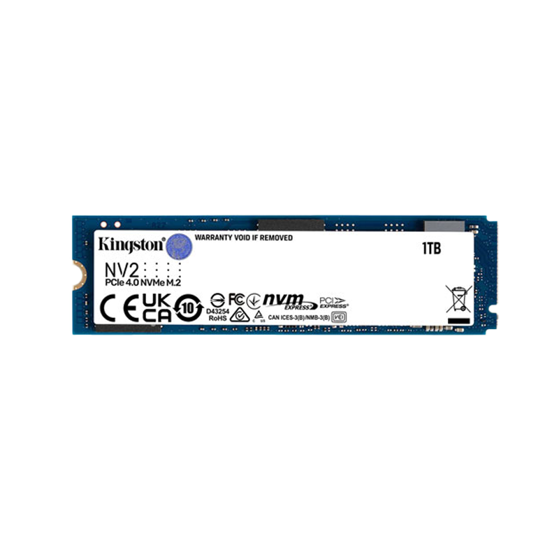 KINGSTON NV2 1TB PCIE 4.0 NVME M.2 SSD (3Y)