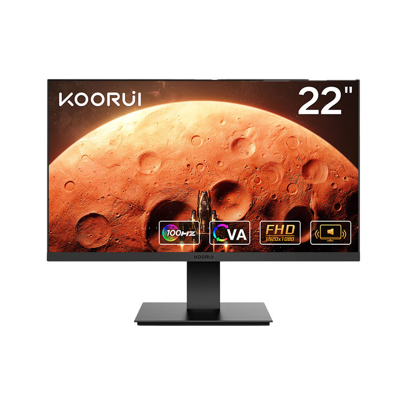 Koorui S01 S22N1 22" Full HD (1920 x 1080) VA 100Hz 99% sRGB Frameless Monitor (3Y)
