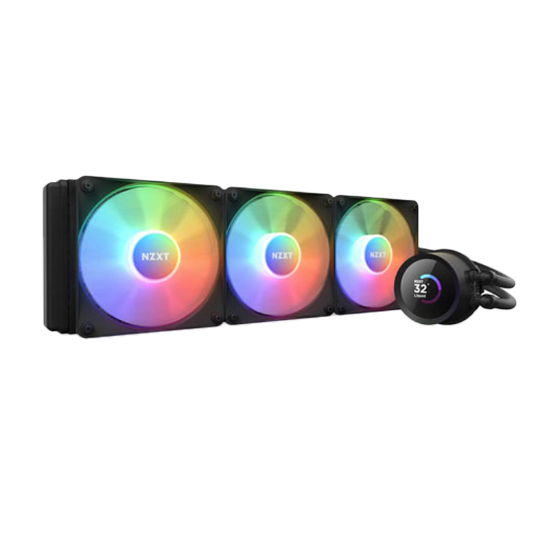 NZXT Kraken 360 RGB CPU Liquid Cooler With LCD Display Black (3Y)