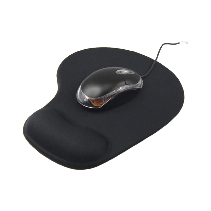 L-1108 Black with Gel Wrist Support Mouse Pad (N/W)