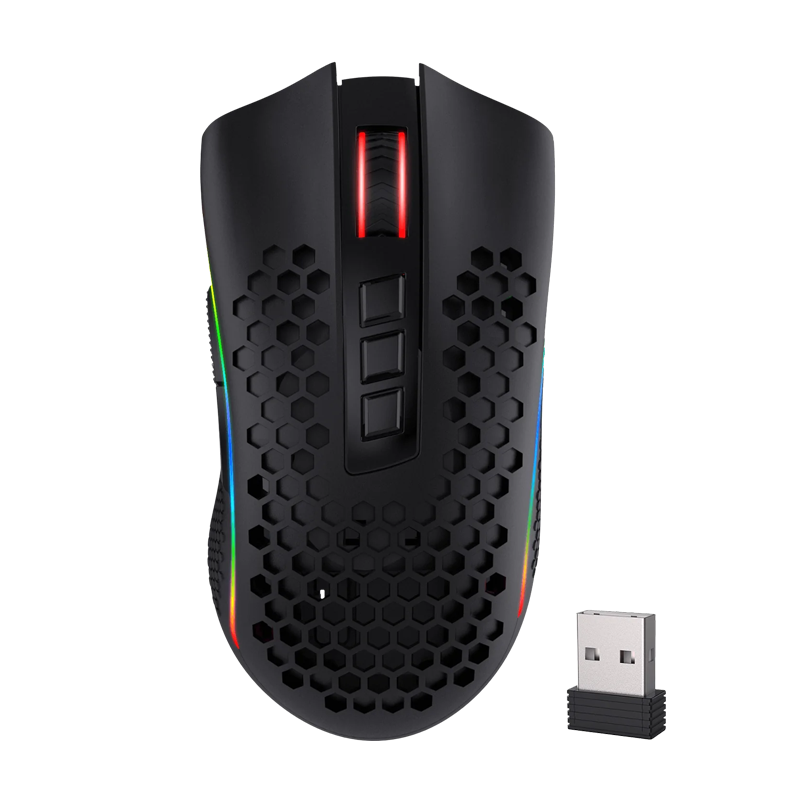 Redragon STORM PRO M808 RGB Dual Mode Wireless Gaming Mouse (1Y)