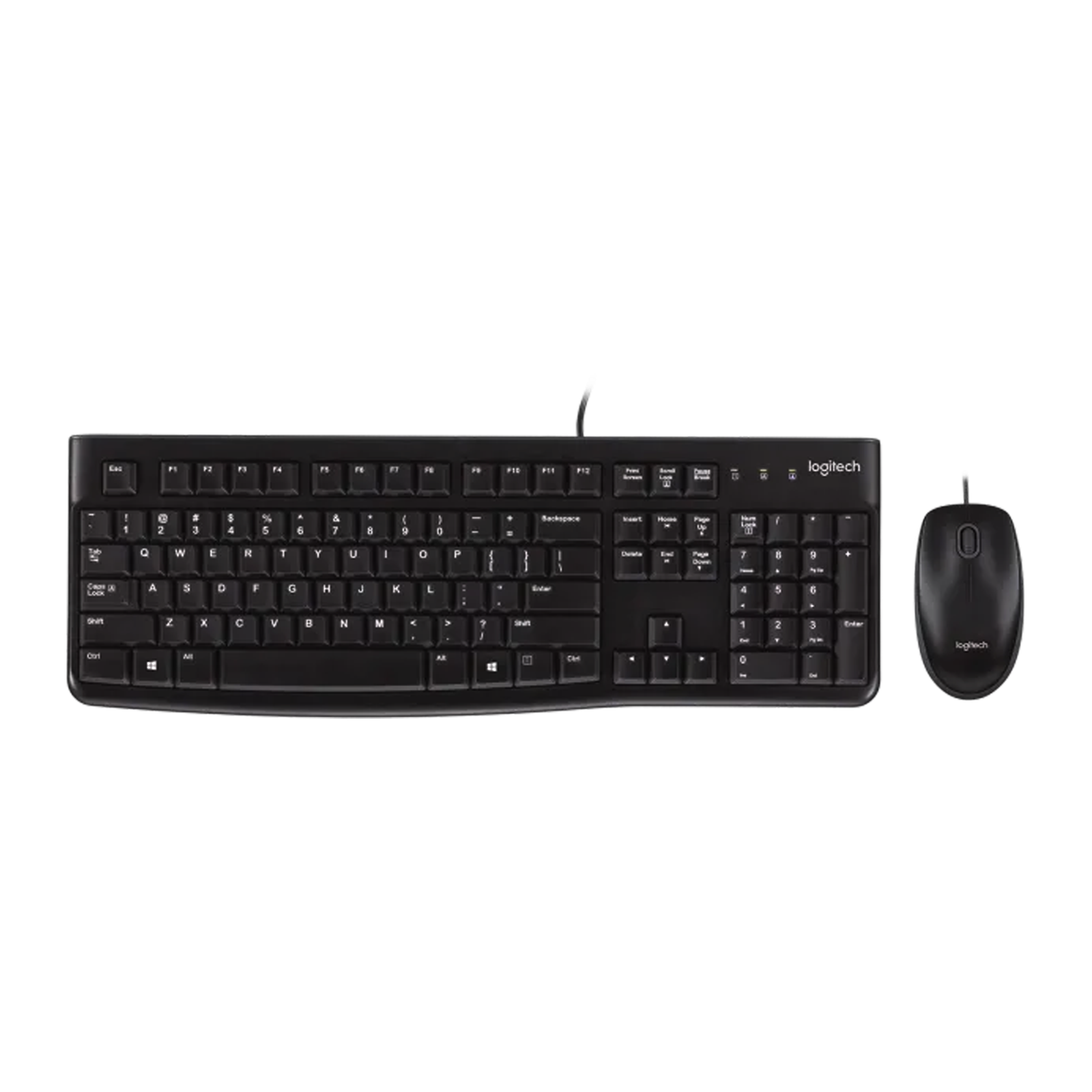 Logitech MK120 Keyboard + Mouse 2 in 1 Wired Combo (1Y)