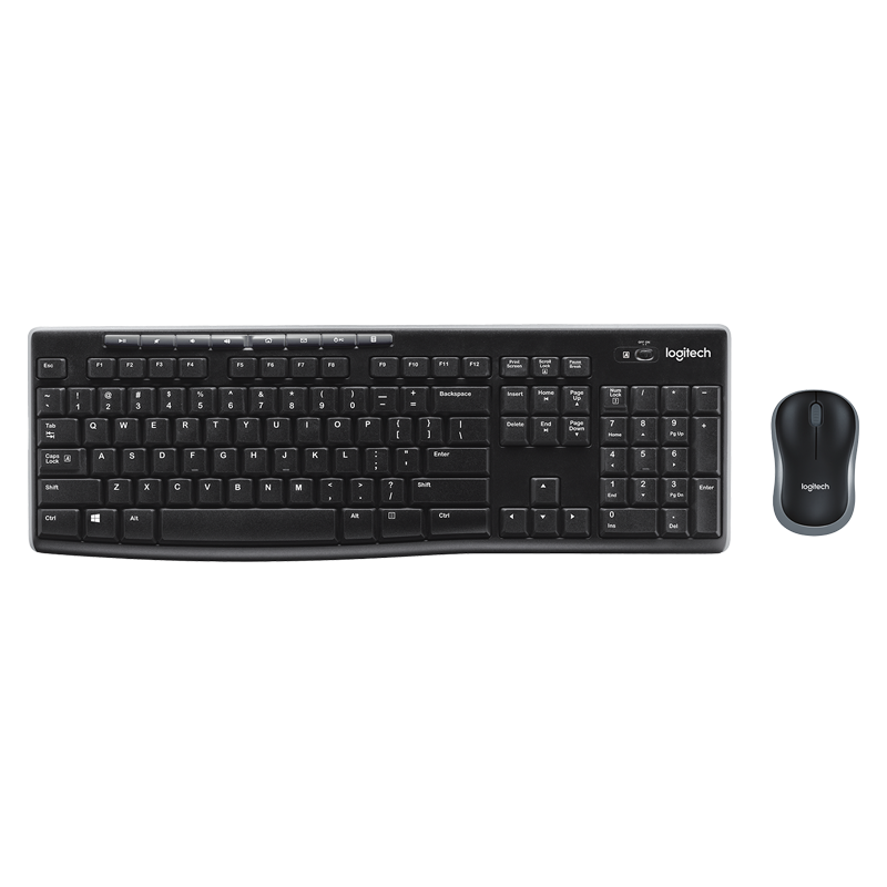 Logitech MK270R Keyboard + Mouse 2 in 1 Wireless Combo (1Y)