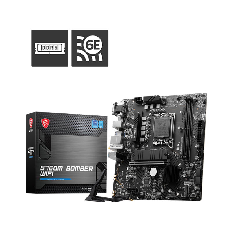 MSI B760M Bomber WiFi DDR5 (3Y)