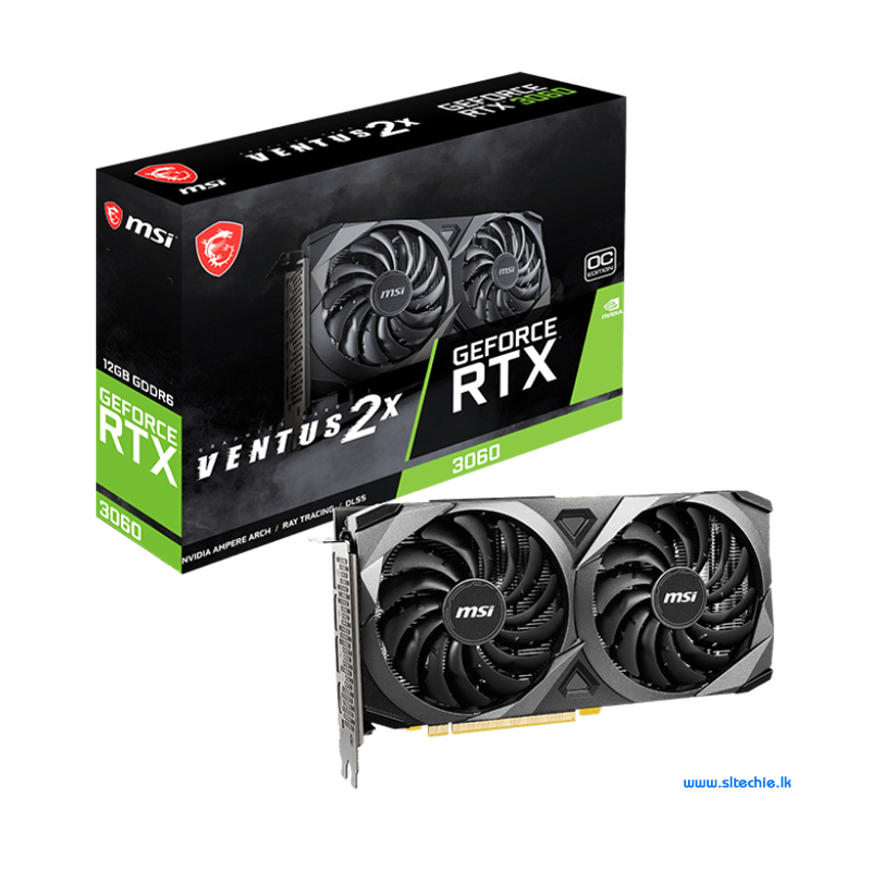 MSI GeForce RTX 3060 Ventus 2X 12GB GDDR6 OC (3Y)