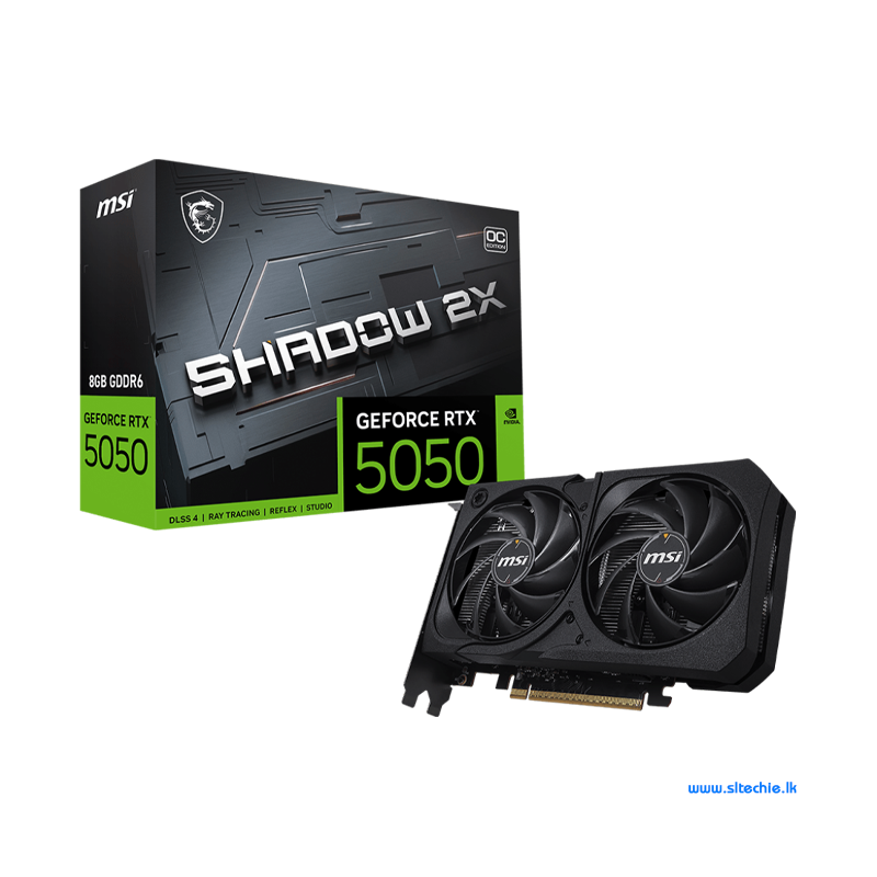 MSI GeForce RTX 5050 8GB GDDR6 Shadow 2X OC (3Y)