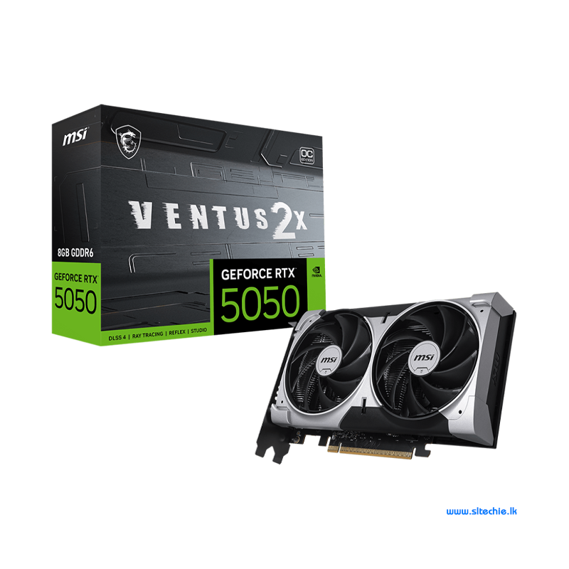 MSI GeForce RTX 5050 8GB GDDR6 Ventus 2X OC (3Y)