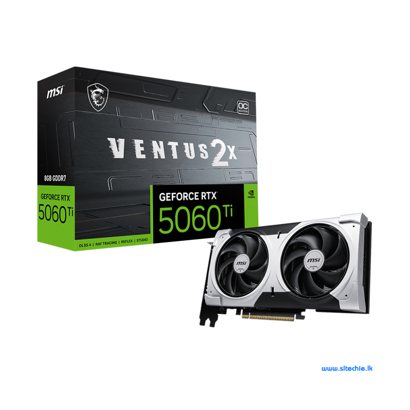 MSI GeForce RTX 5060 Ti 8GB GDDR6 Ventus 2X OC PLUS (3Y)