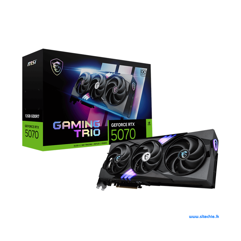 MSI GeForce RTX 5070 12GB GDDR7 Gaming Trio OC (3Y)