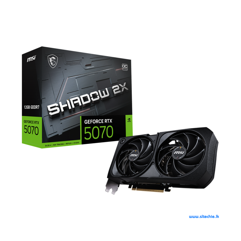 MSI GeForce RTX 5070 12GB GDDR7 Shadow 2X OC (3Y)