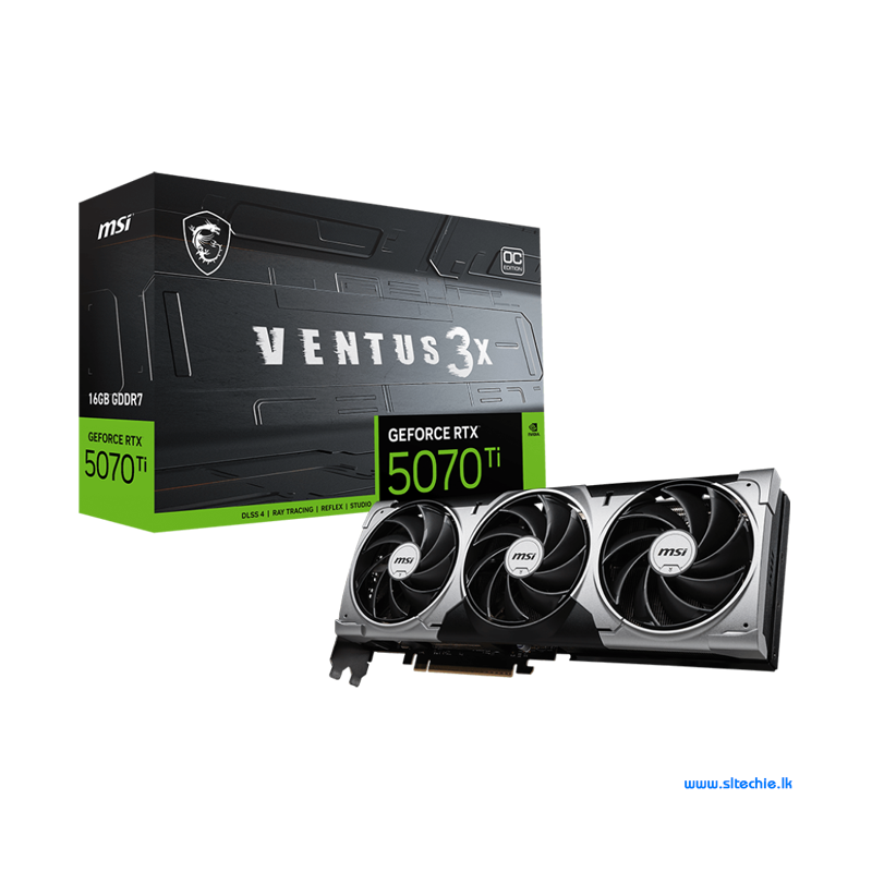 MSI GeForce RTX 5070 Ti 16GB GDDR7 Ventus 3X OC (3Y)