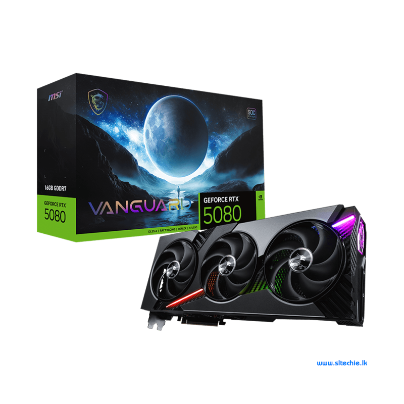MSI GeForce RTX 5080 16GB GDDR7 Vanguard SOC (3Y)
