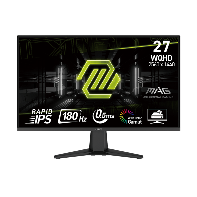 MSI MAG 275QF 27" WQHD 180HZ Adaptive Sync IPS Gaming Monitor (3Y)