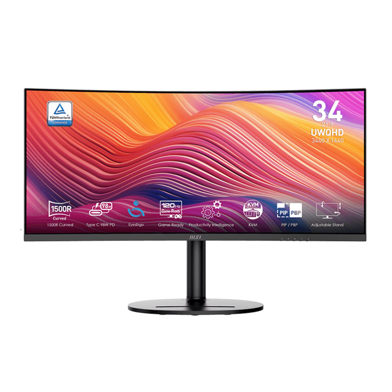 MSI Modern MD342CQP 34" UWQHD 120Hz Business & Productivity Monitor (3Y)