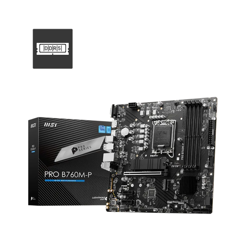MSI Pro B760M P DDR5 Motherboard (3Y)