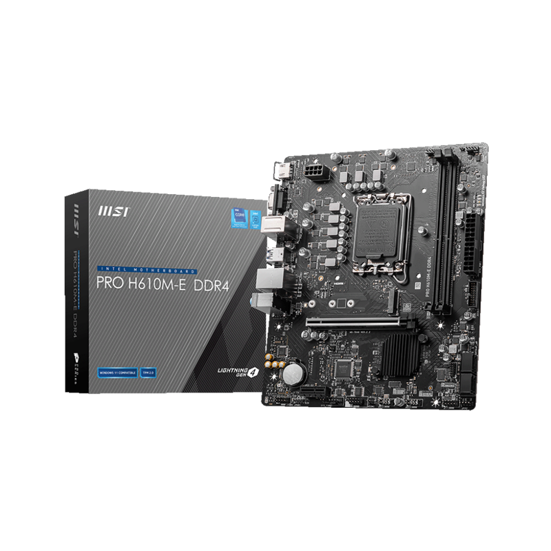 MSI Pro H610M-E DDR4 (3Y)