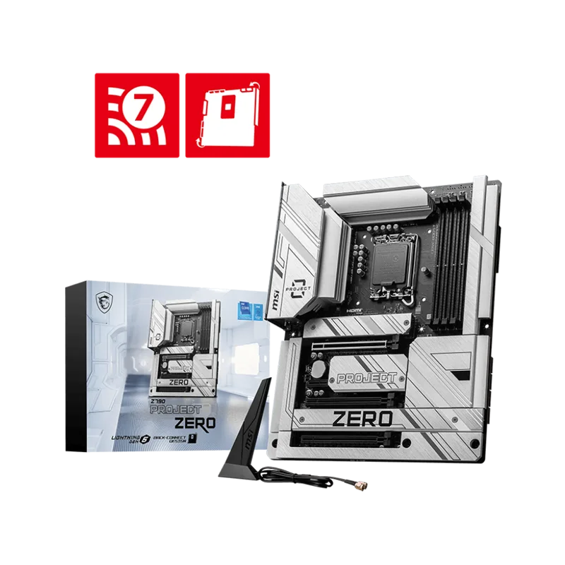 MSI Z790 Project Zero WiFi DDR5 Motherboard (3Y)