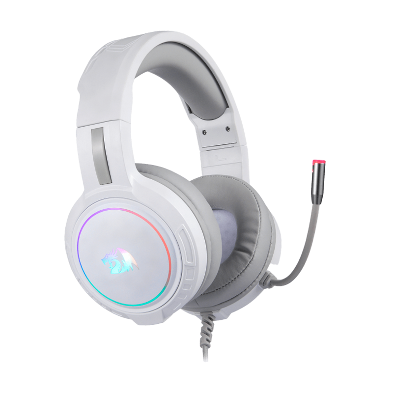 Redragon MENTO H270 RGB Wired White Gaming Headset (1Y)
