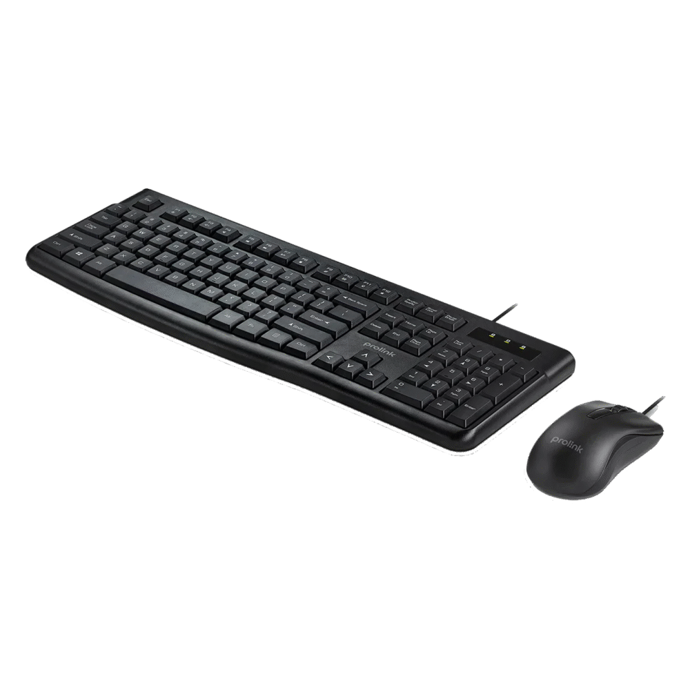 ProLink PCCM2003 Keyboard + Mouse 2 in 1 Wired Combo (1Y)