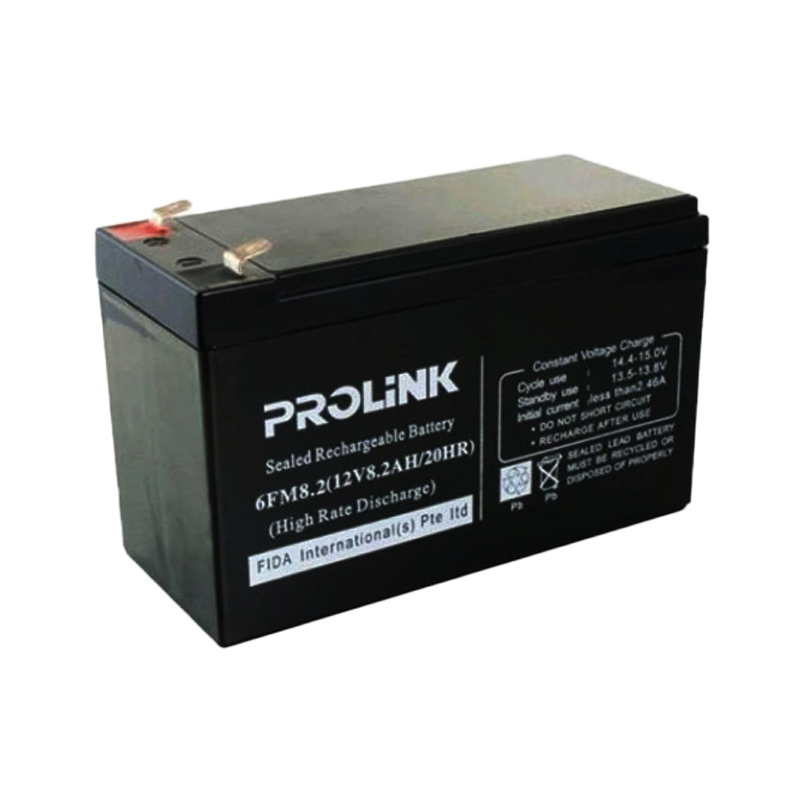 ProLink UPS Battery FIDA PBV4FA 12V 8.2Ah Maintenance-Free Sealed Lead-Acid (1Y)