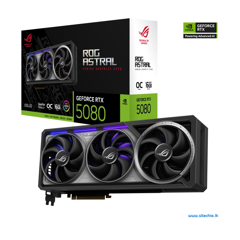 ASUS ROG Astral GeForce RTX 5080 16GB GDDR7 OC (3Y)