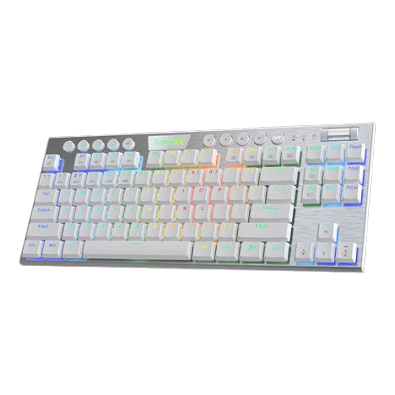 Redragon K621 RGB White Hours TKL Gaming Mechanical Keyboard (1Y)