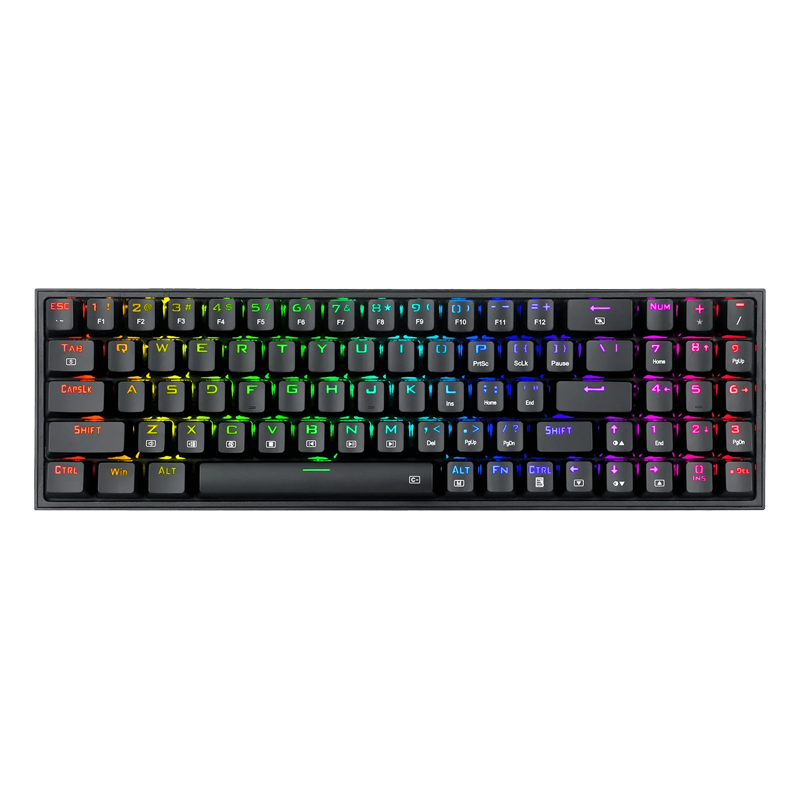 Redragon K628 Pollux 75% Wired RGB Gaming Keyboard (1Y)