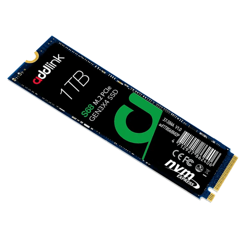 Addlink S68 1TB PCIe GEN3X4 M.2 NVMe SSD (3Y)