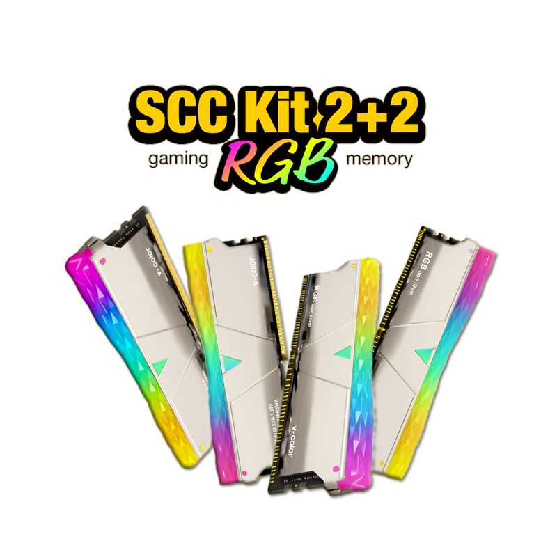 V-Color Prism Pro RGB 16GB (2x8GB) DDR4 3200MHz C16 SSC Kit Memory (3Y)