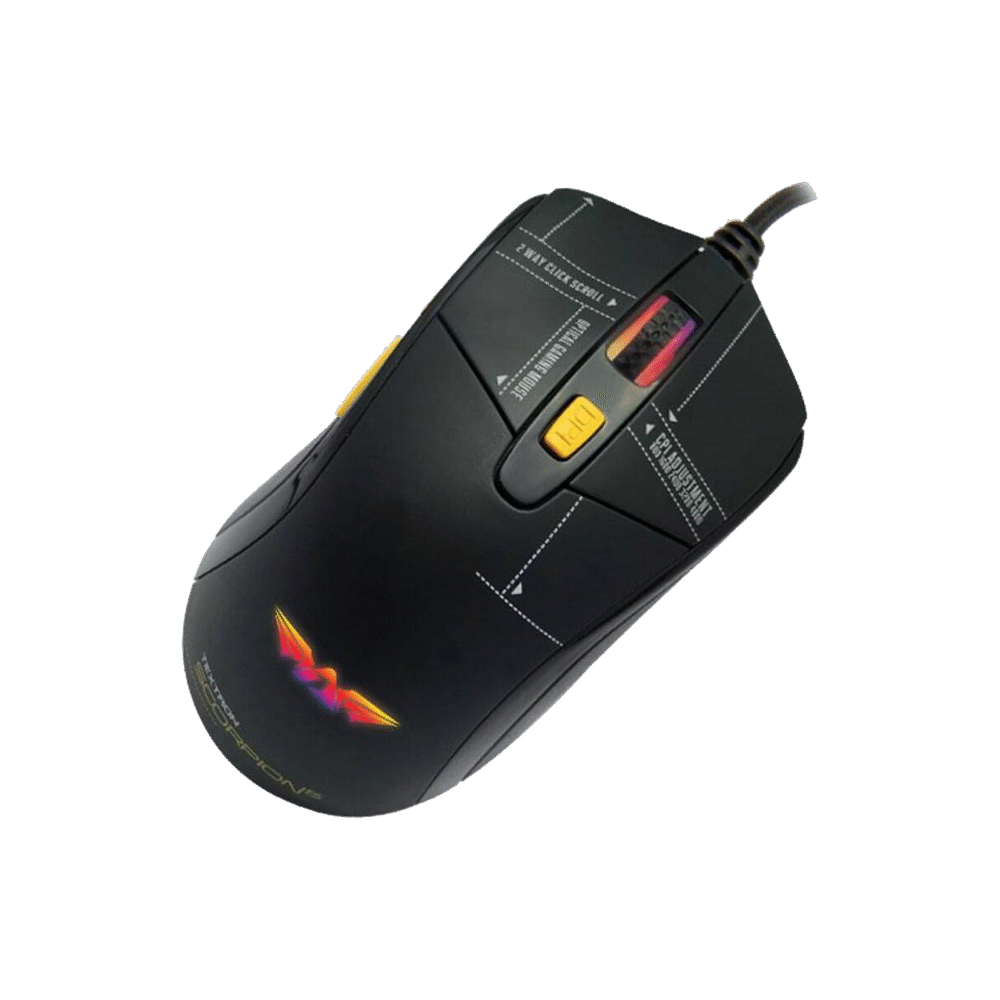Armaggeddon Scorpion 5 RGB 4800CPI Gaming Mouse (6M)