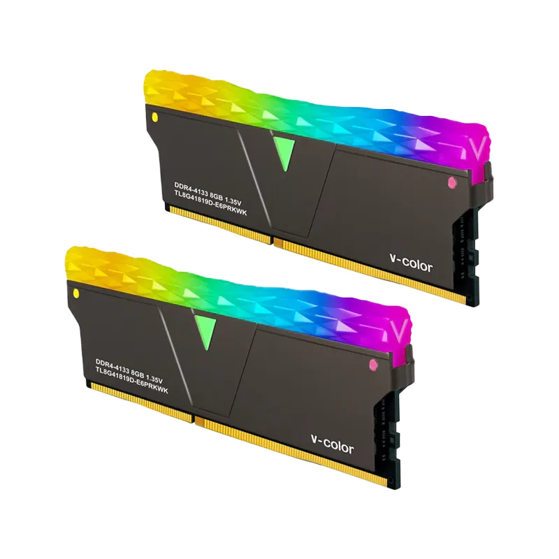 V-Color Prism Pro RGB 16GB (2x8GB) DDR4 4133MHz C19 Memory (3Y)