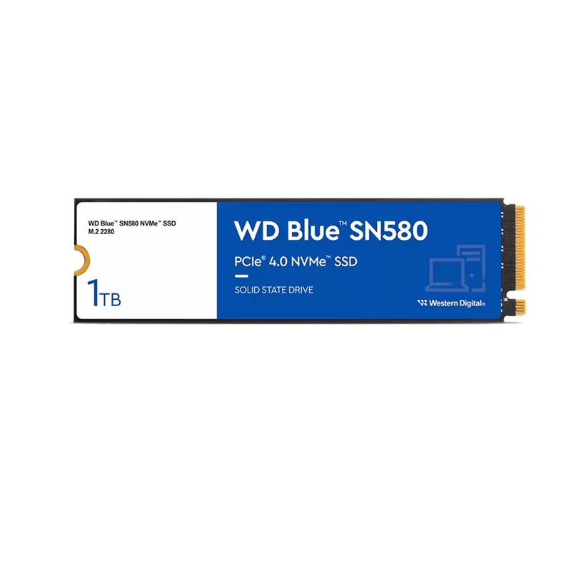 WD Blue SN580 1TB Gen 4 PCIe NVMe SSD (3Y)