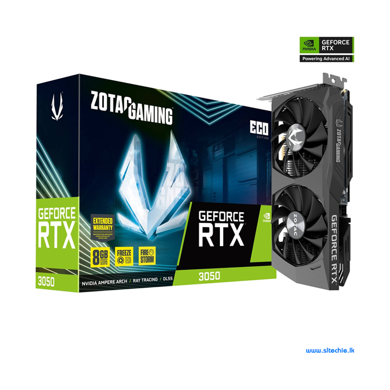 Zotac Gaming GeForce RTX 3050 ECO 8GB GDDR6 (3Y)